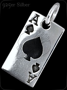 Pendant "AceOfSpades" (925er Silber)