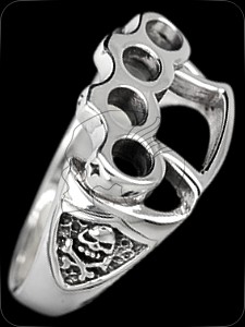 Ring "4FingerPunch" (925er Silber)