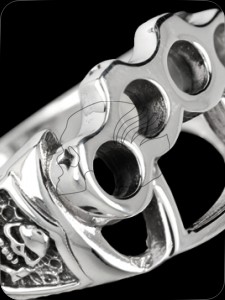 Ring "4FingerPunch" (925er Silber)