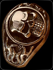 Ring "FlameSkull" (Bronze)