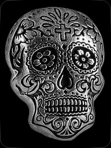 M5-Screw "SugarSkull" (Edelstahl)