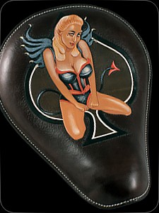 Saddlebag "PinUpDevil" (Punziert)
