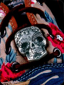 Shoepin "SugarSkull" (Zinn)