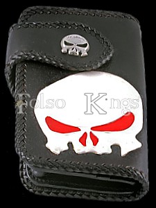 Wallet "WhiteSkull" (Punziert)